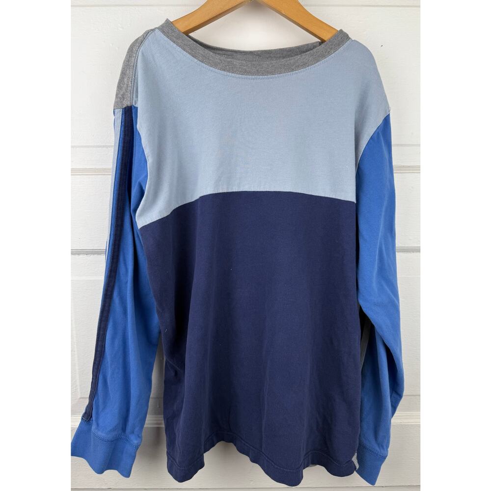 Hanna Andersson Blue and Gray Kids Tee